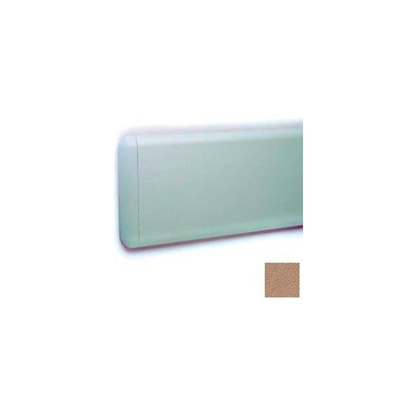 Pawling Wall Guard W/Rounded Top & Bottom Edges, Aluminum Retainer, 7-3/4"H x 12'L, Mocha WG-8-12-288 - main